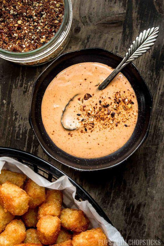 The perfect 3 ingredient Spicy Mayo - Little IA