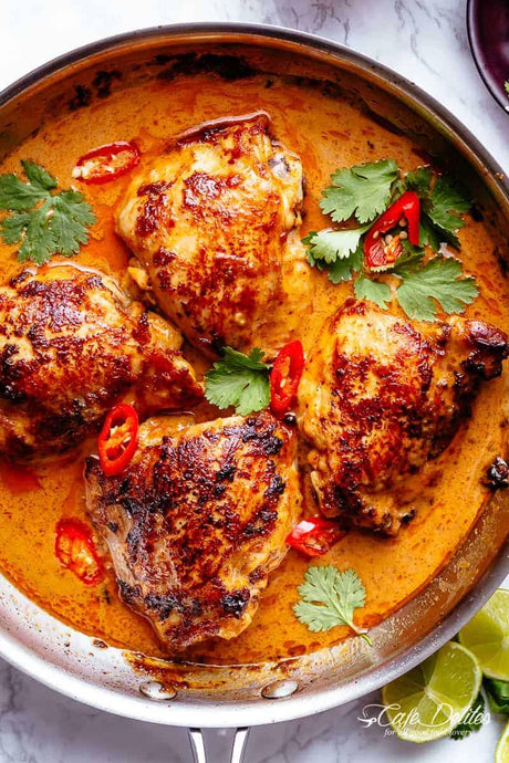 Thai Chicken Satay Curry - dreamy, creamy and insanely good
