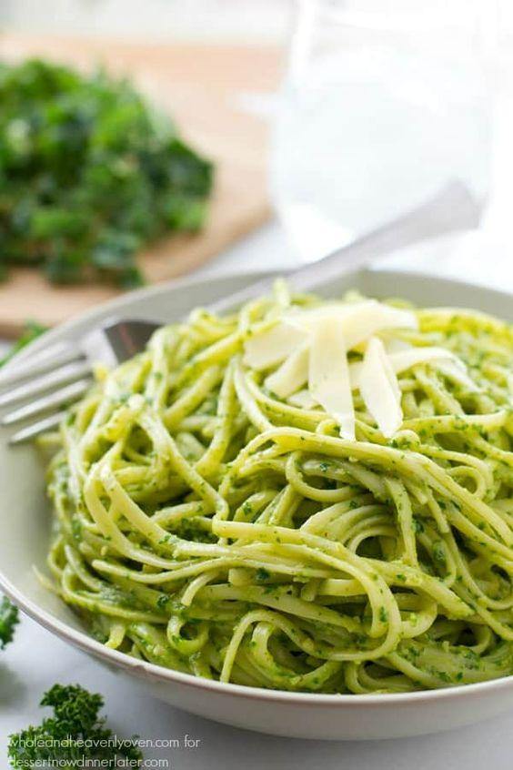 Creamy Fresh Pesto Pasta - a Toddler Favourite - Little IA