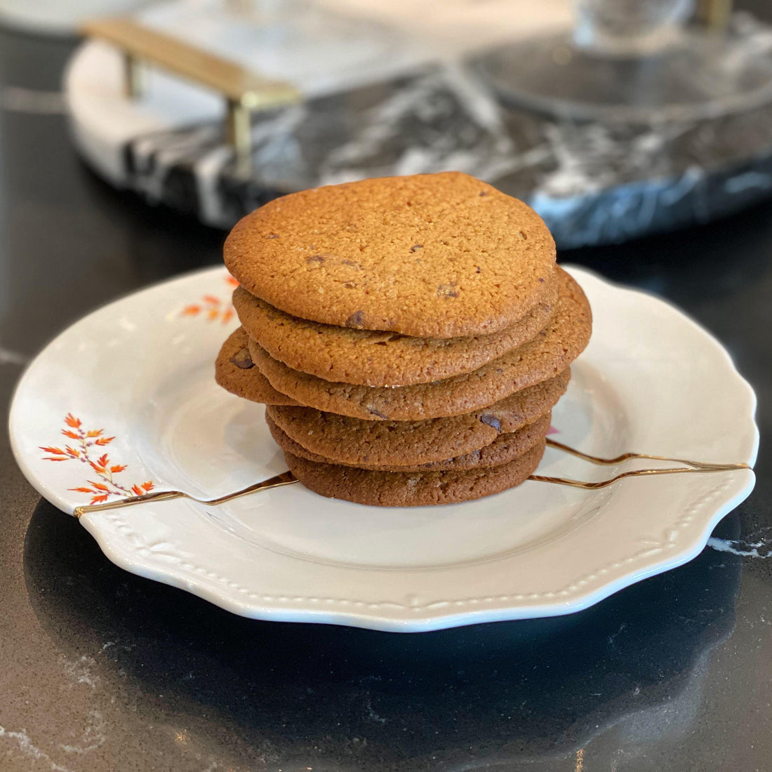 Olive Oil Chocolate Chip Cookie (Vegan & Gluten Free) - Little IA