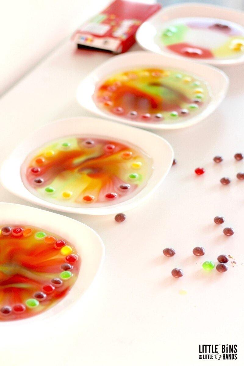 Toddler Play: Skittles Experiment - Little IA
