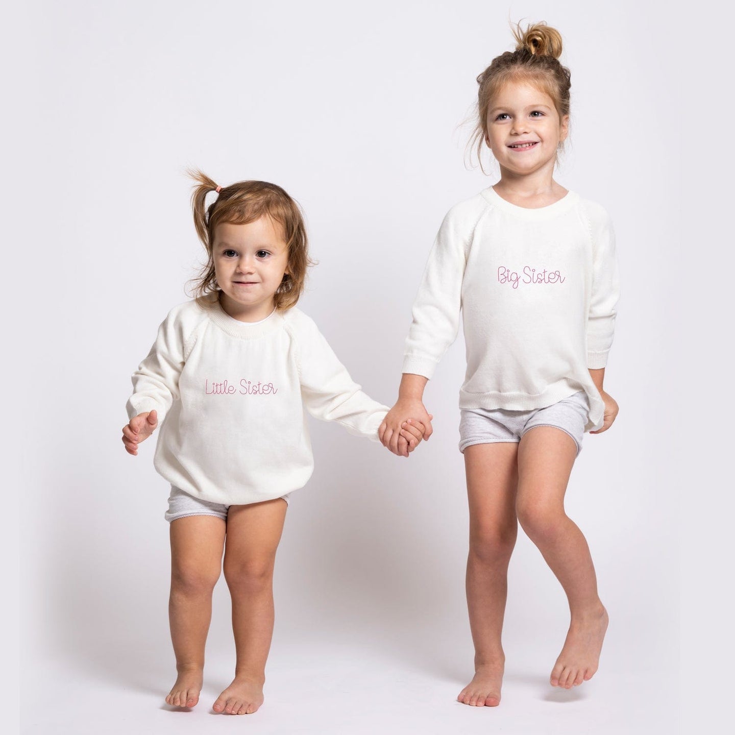 Little Sister Embroidered Knit Sweater