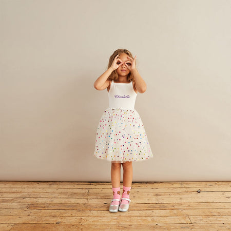 Bob & Blossom - Vanilla Spot Dress