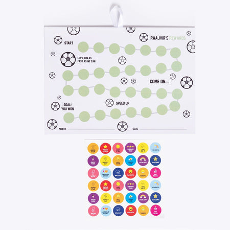 Party Favour: Football Reward Chart & Sticker Sheet