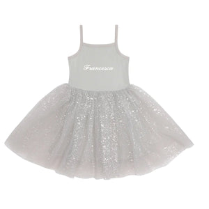 Bob & Blossom - Silver Sparkle Dress