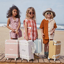 Load image into Gallery viewer, Olli Ella - See Ya Suitcase - Pink Daisies
