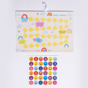 Party Favour: Rainbow Reward Chart & Sticker Sheet