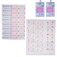 Load image into Gallery viewer, Sticker &amp; Luggage Tag Set - Unicorn
