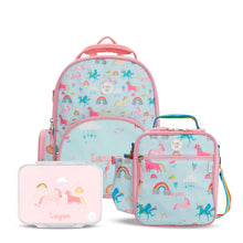 Load image into Gallery viewer, Unicorn Magic 3-Pc Backpack Set
