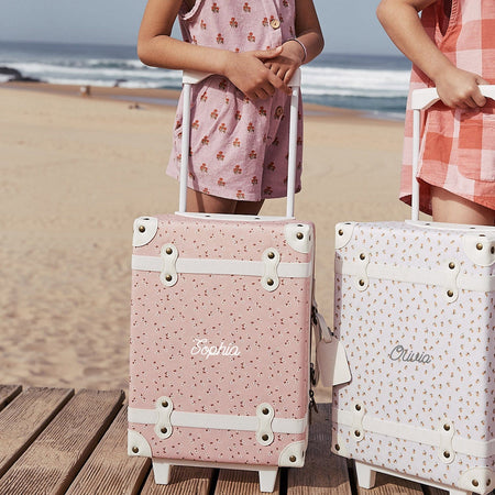 Olli Ella - See Ya Suitcase - Pink Daisies