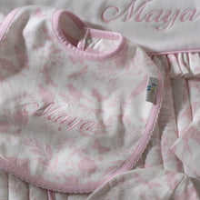 Load image into Gallery viewer, Birdsong Bib &amp; Hat Set
