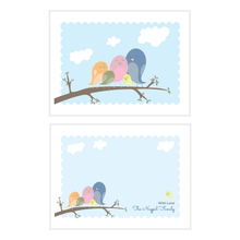 Load image into Gallery viewer, Personalised Family Notecard Set of 15
