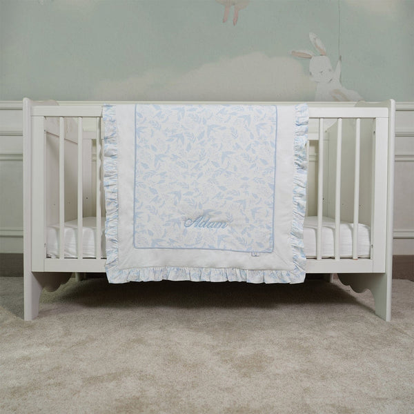 Birdsong Ruffle Baby Blanket