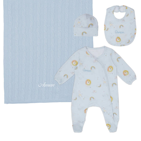 Cosy Cable 4-Pc Baby Gift Set