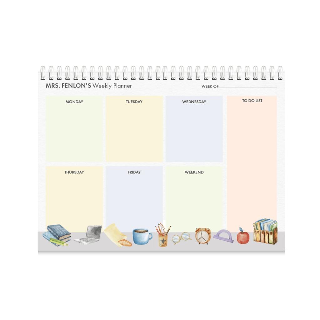 Teacher's Weekly Planner