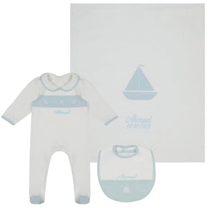 Sailboat Dreams Baby 3-Pc Gift Set