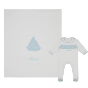 Sailboat Dreams Baby 2-Pc Gift Set