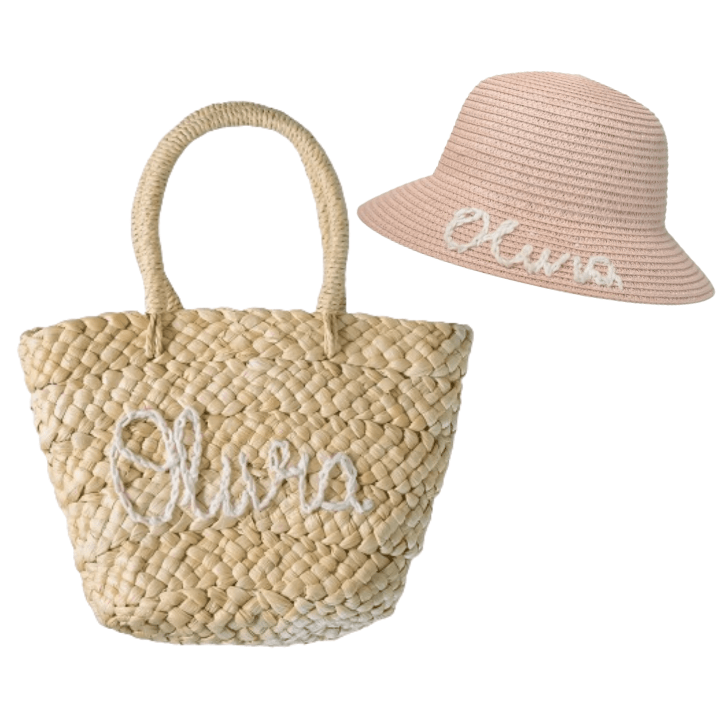 More Than Words - Little Beach Bag & Sun Hat Set