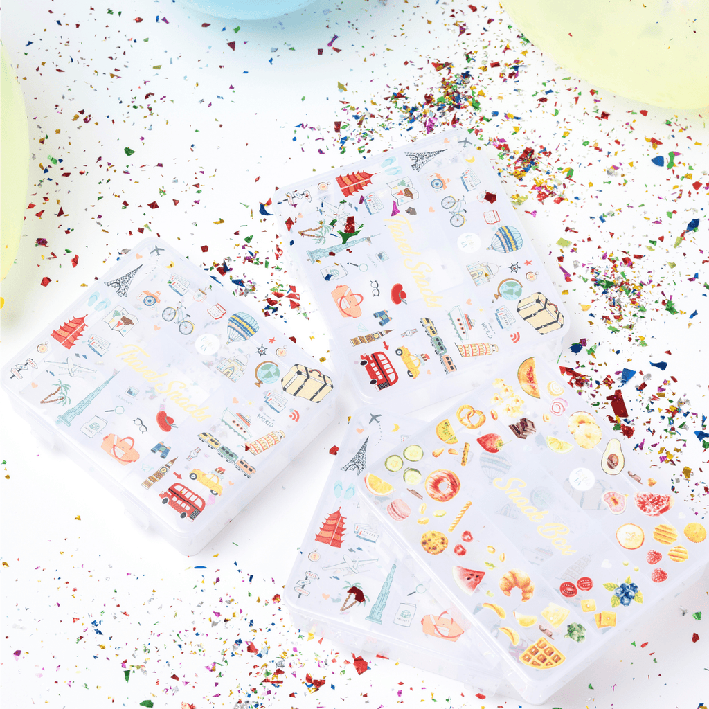 Party Favour: 9-Compartment Snack Box - Fruits