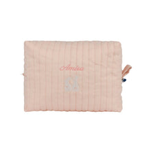 Load image into Gallery viewer, Pink Bunny Quilted Pouch
