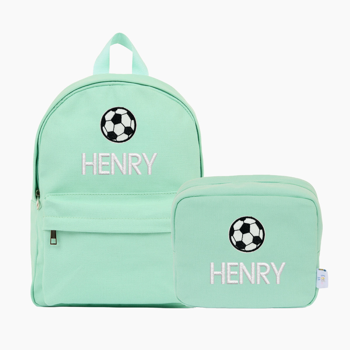 Create Your Own Patches Backpack & Pouch Pair