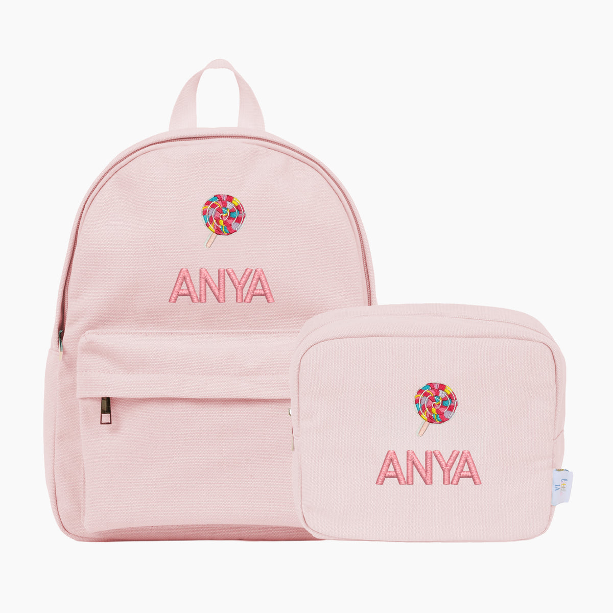 Create Your Own Patches Backpack & Pouch Pair