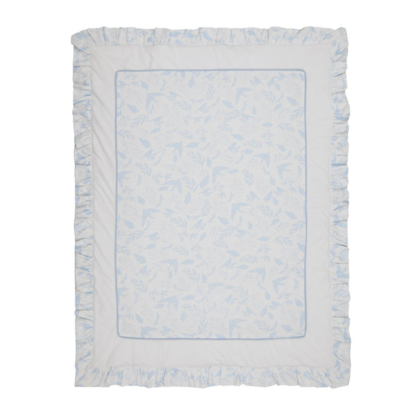 Birdsong Ruffle Baby Blanket