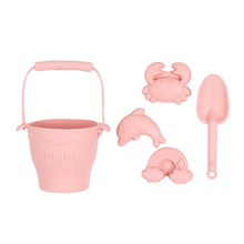 Load image into Gallery viewer, 5-Piece Silicone Beach Toy Set - Pink
