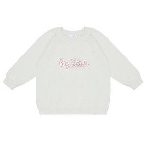 Big Sister Embroidered Knit Sweater
