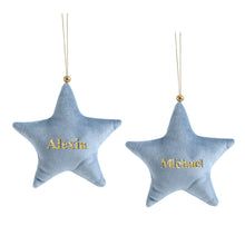 Load image into Gallery viewer, Personalised Velvet Ornament Set
