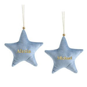 Personalised Velvet Ornament Set