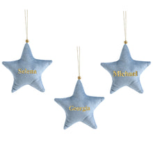 Load image into Gallery viewer, Personalised Velvet Ornament Set
