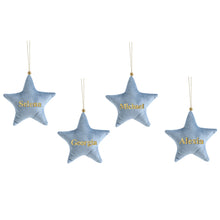 Load image into Gallery viewer, Personalised Velvet Ornament Set
