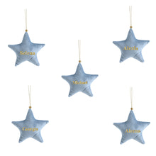 Load image into Gallery viewer, Personalised Velvet Ornament Set
