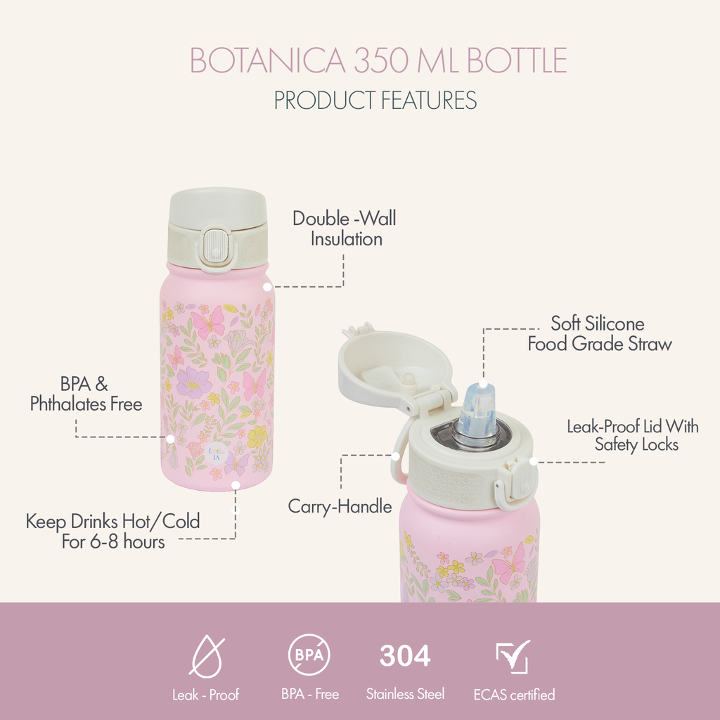 Botanica Mealtime Stainless Steel Essentials 3pcs Set