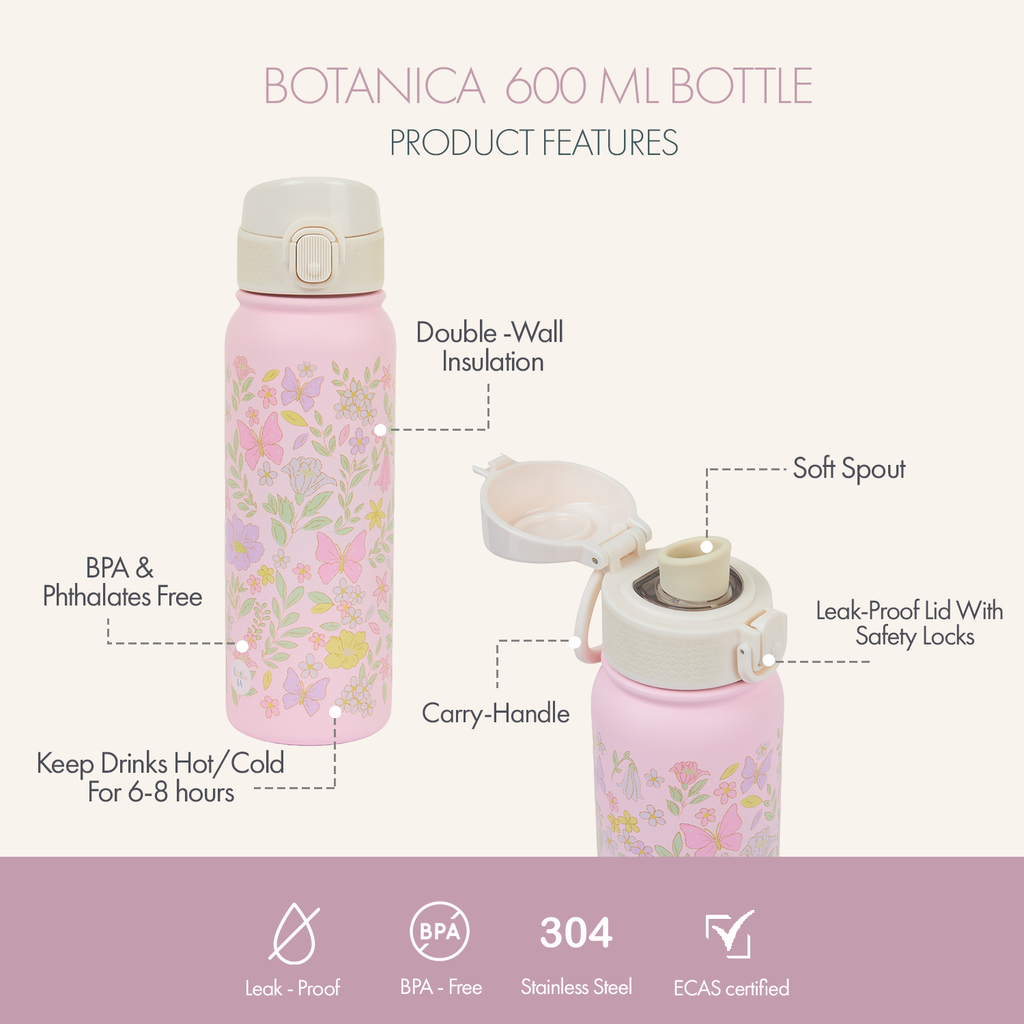 Botanica Mealtime Stainless Steel Essentials 3pcs Set