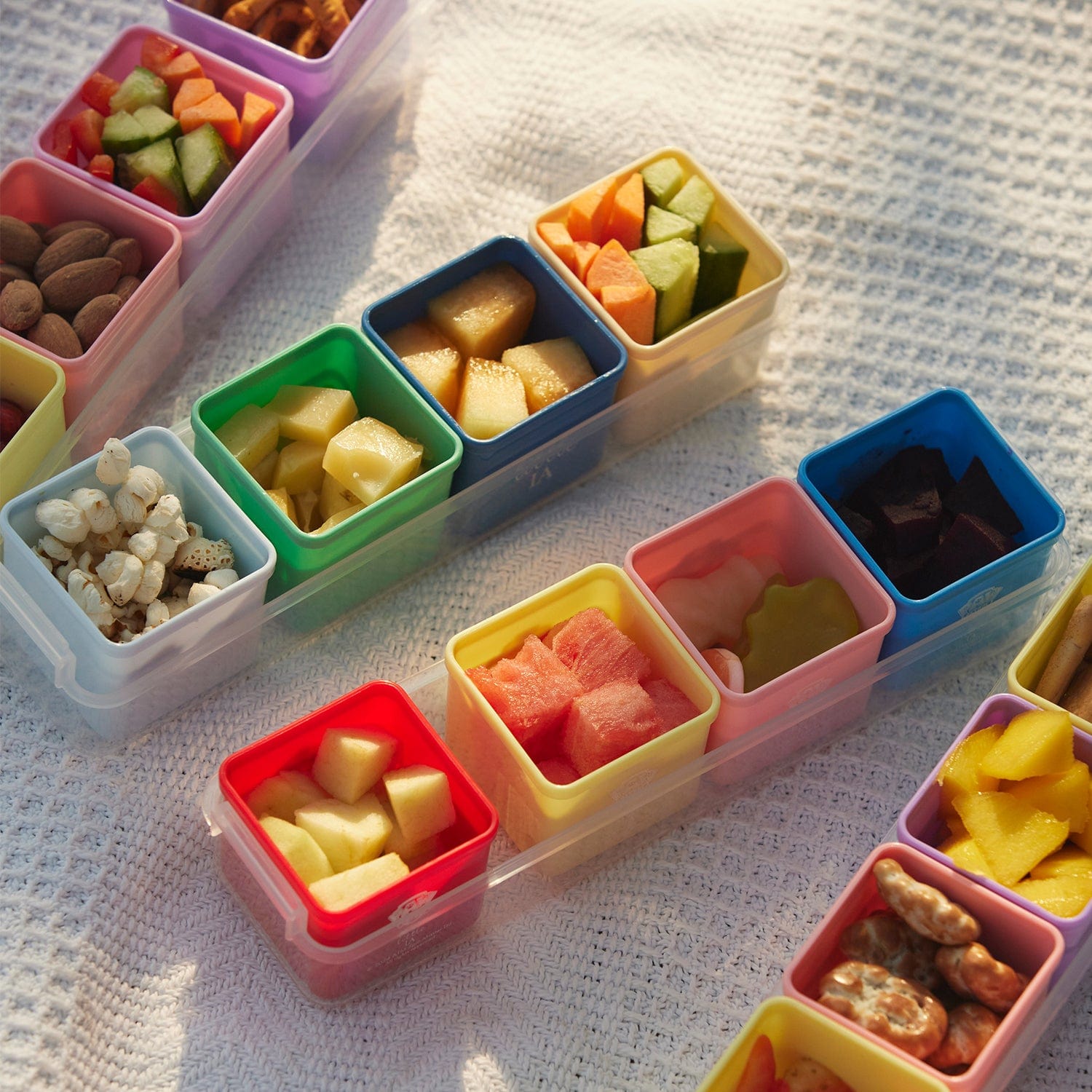 4-in-1 Multicolour Mini Snack Box
