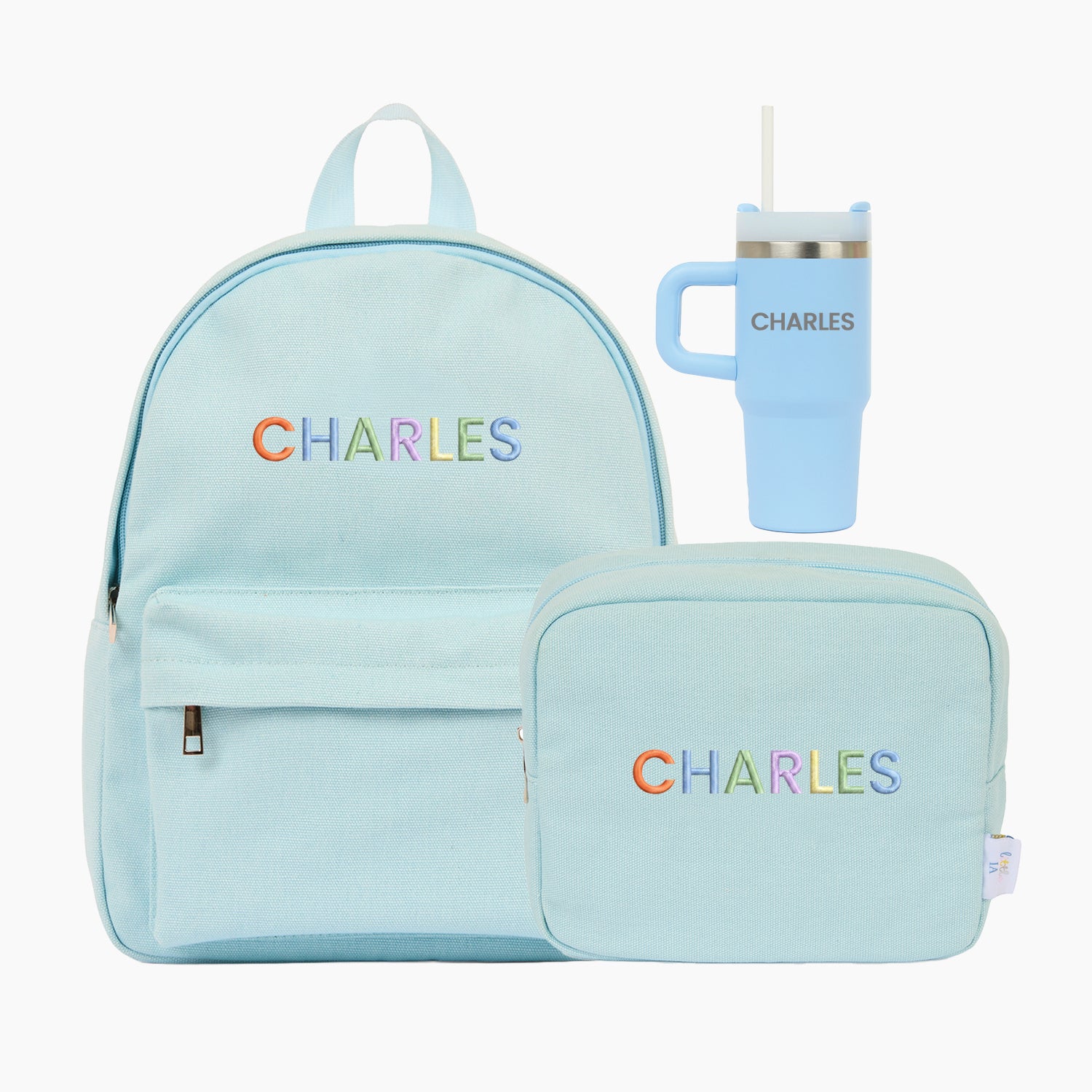 Create Your Own Backpack, Pouch & Tumbler Bundle