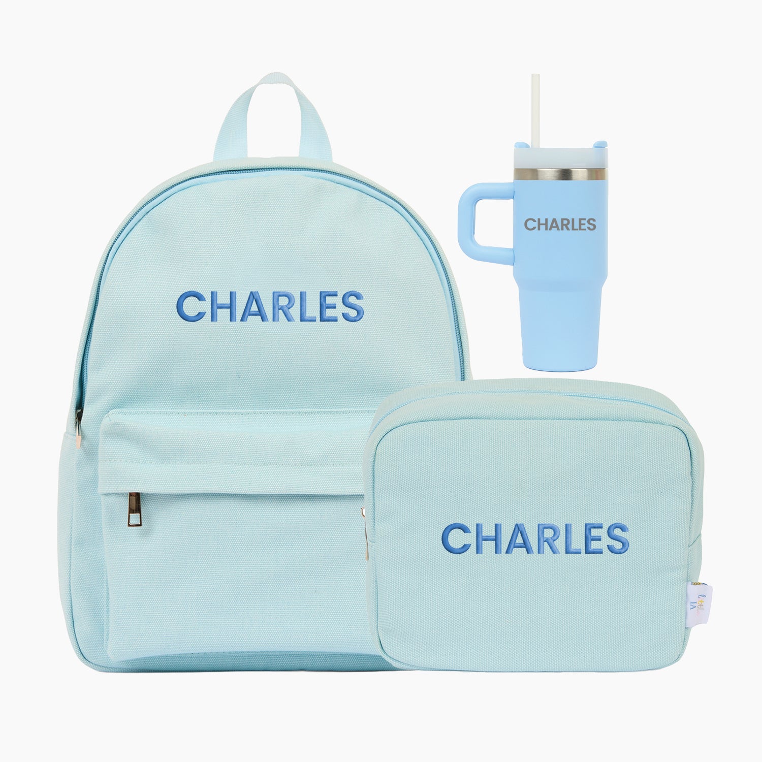 Create Your Own Backpack, Pouch & Tumbler Bundle