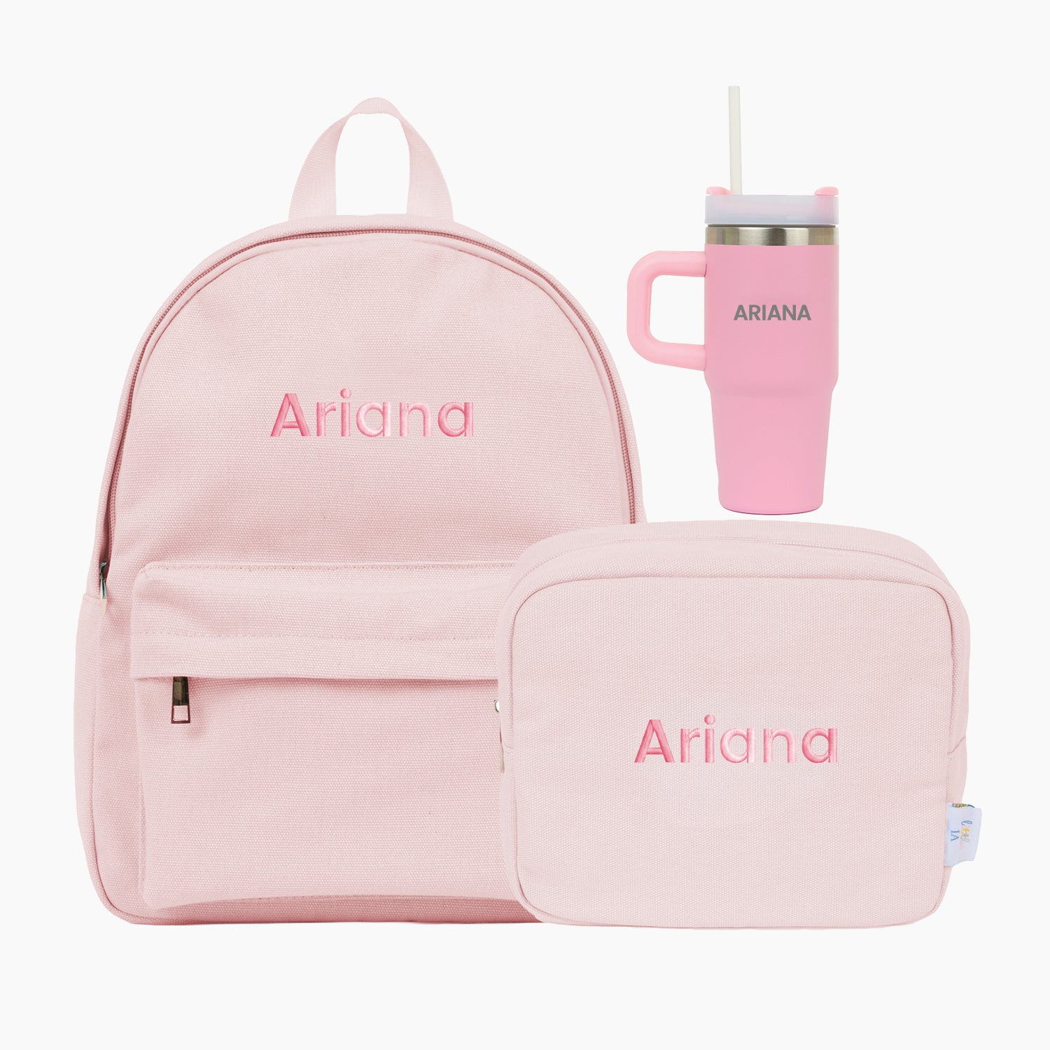 Create Your Own Backpack, Pouch & Tumbler Bundle