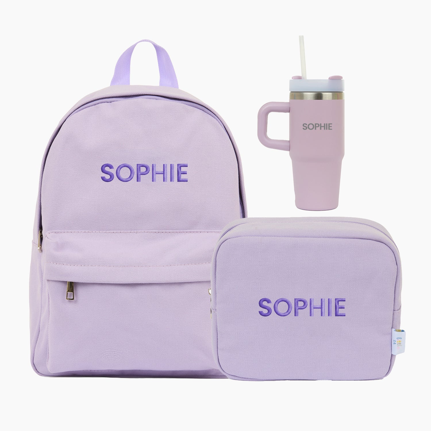 Create Your Own Backpack, Pouch & Tumbler Bundle