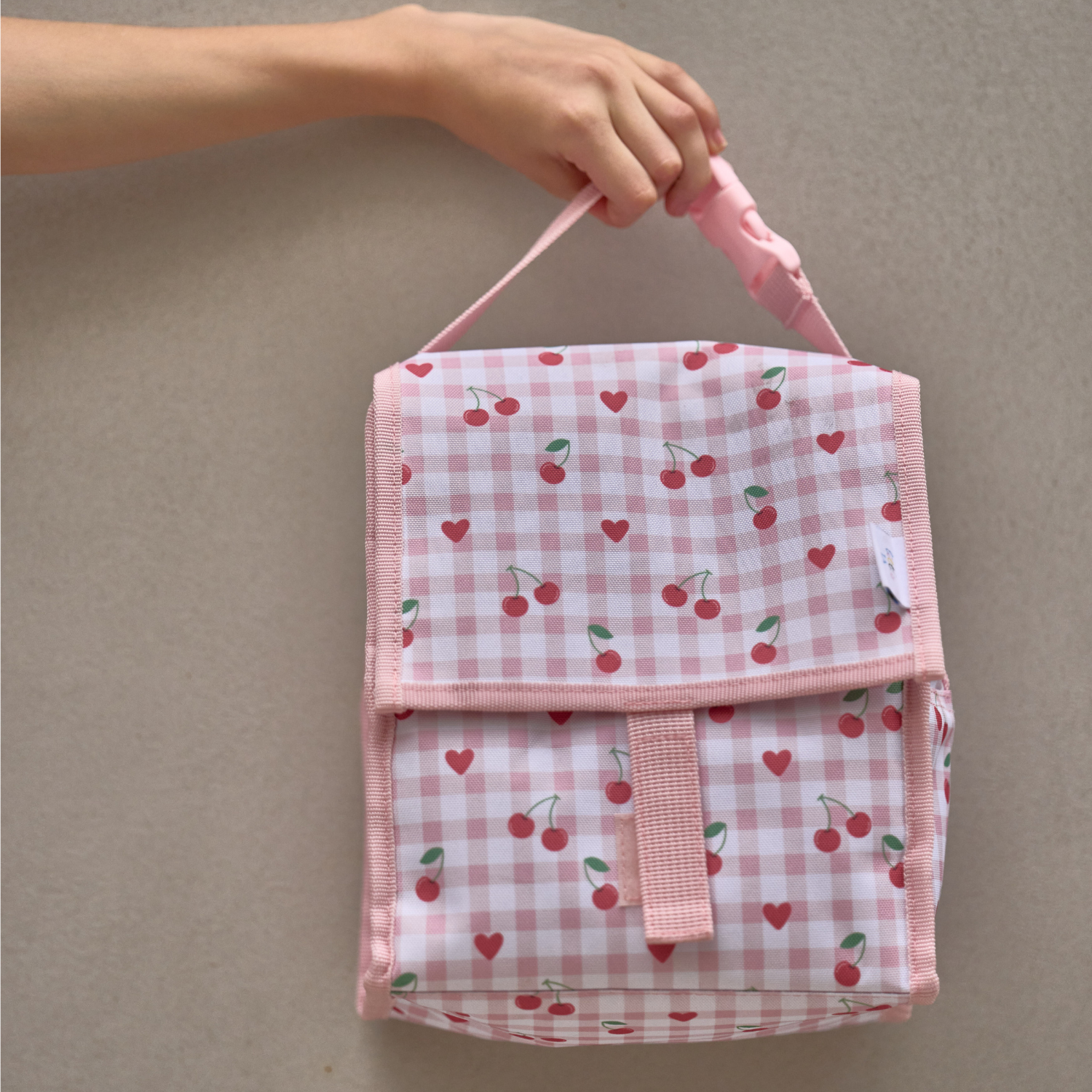 Cherry Freezable Lunch Bag