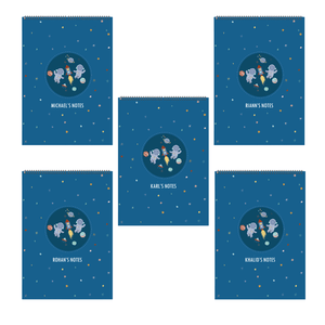Party Favour: A4 Cosmic Notepad