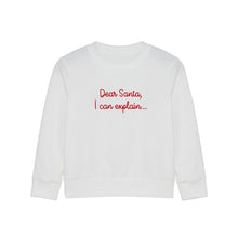 Load image into Gallery viewer, Dear Santa, I Can Explain Jersey Sweatshirt
