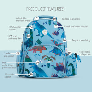 Dino Printed Backpack
