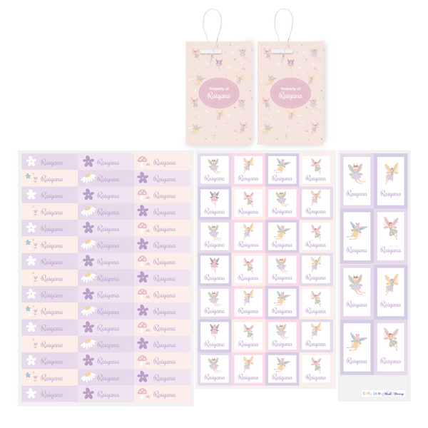 Fairyland Name Labels & School Tag Set