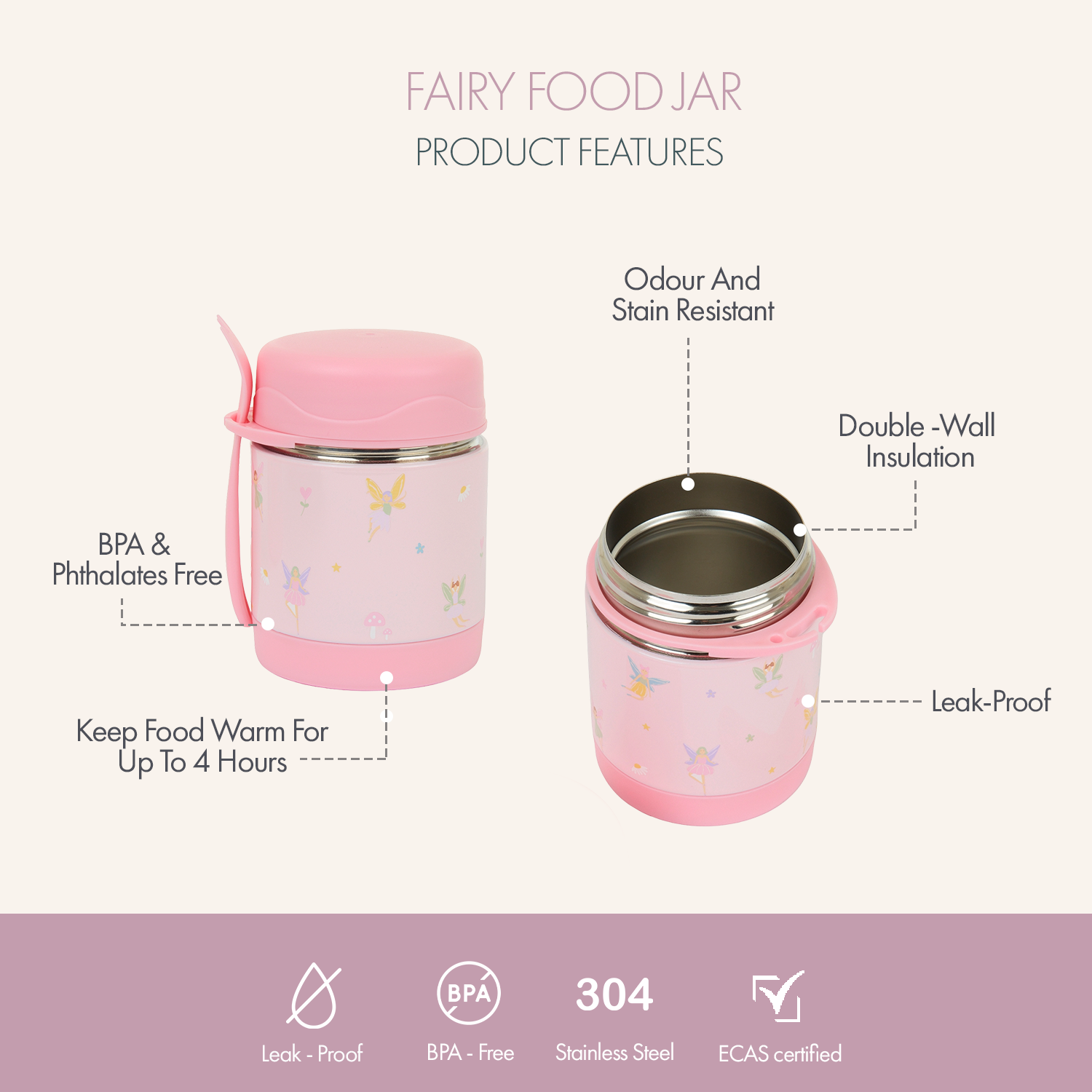 Fairyland Thermal Food Jar