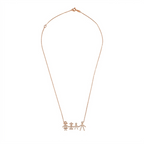 Family of Four Diamond Necklace