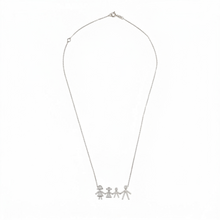 Load image into Gallery viewer, Family of Four Diamond Necklace
