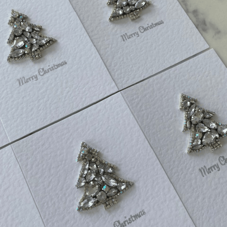 Embellished Christmas Card